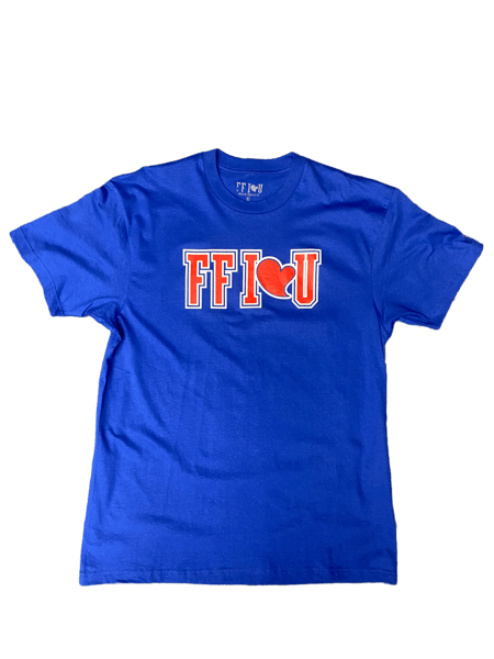 Image of FF I❤️U Blue/Red/White T-Shirt 