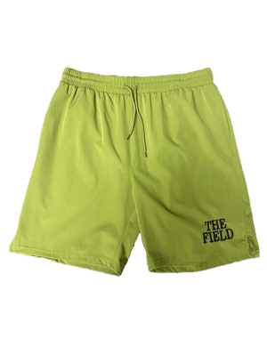 Image of The Field Green Mesh Shorts