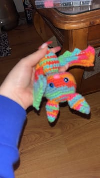 Rainbow Bat Ornament