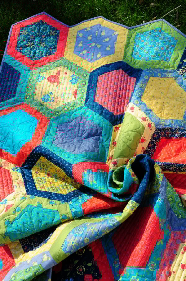 Quilt in Wildflower Boutique Anka's Treasures