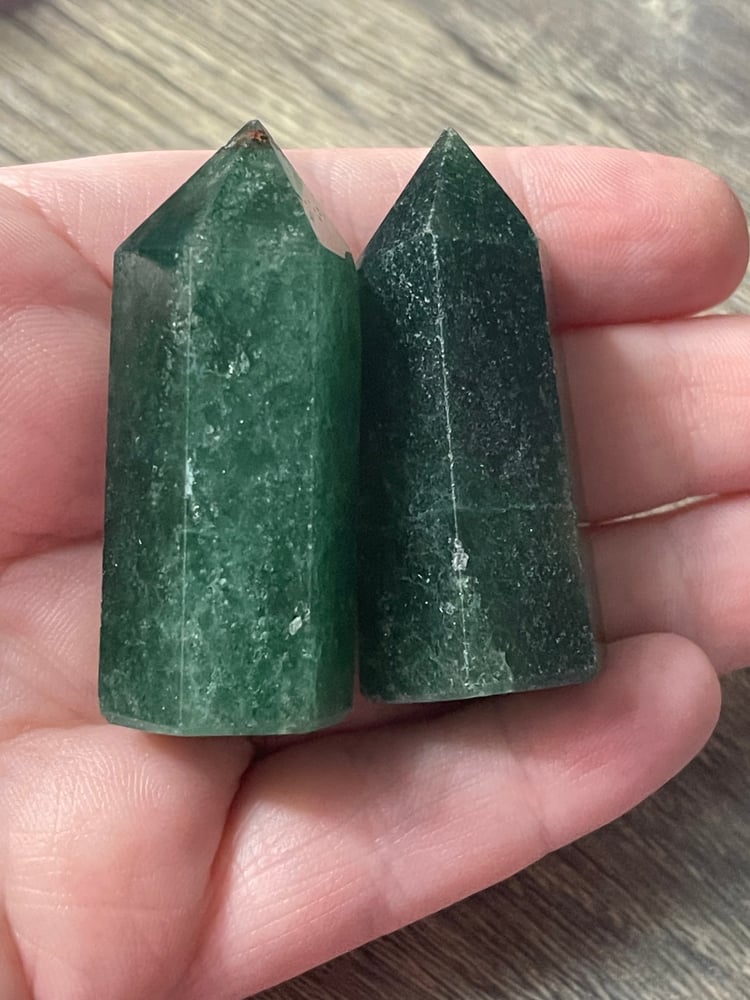 Image of Small green strawberry quartz 