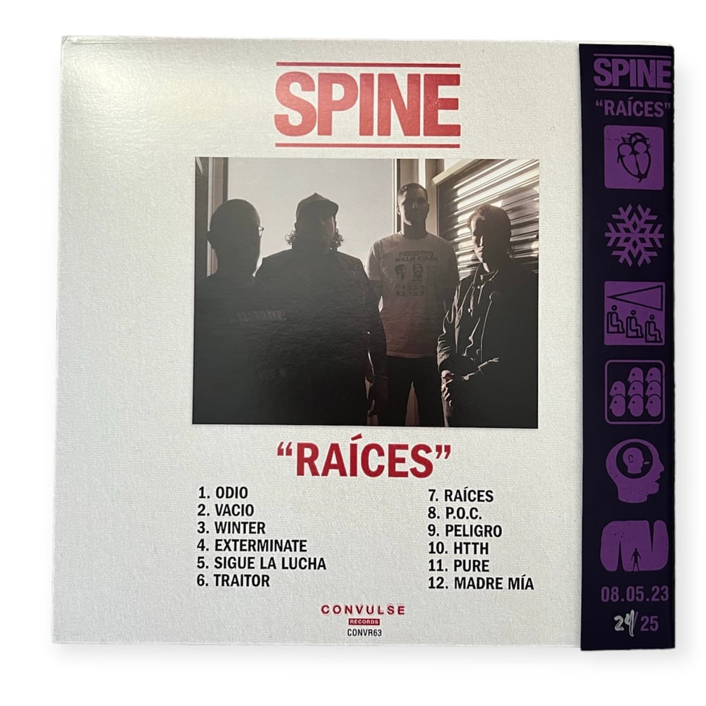 Image of SPINE - RAÍCES LP - RECORD RELEASE VERSION (KC) 