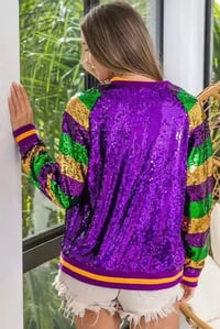 Image 2 of Mardi Gras Parade Sequin Jacket