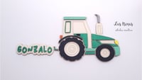 Image 1 of Tractor en Cartelería Decorativa Madera