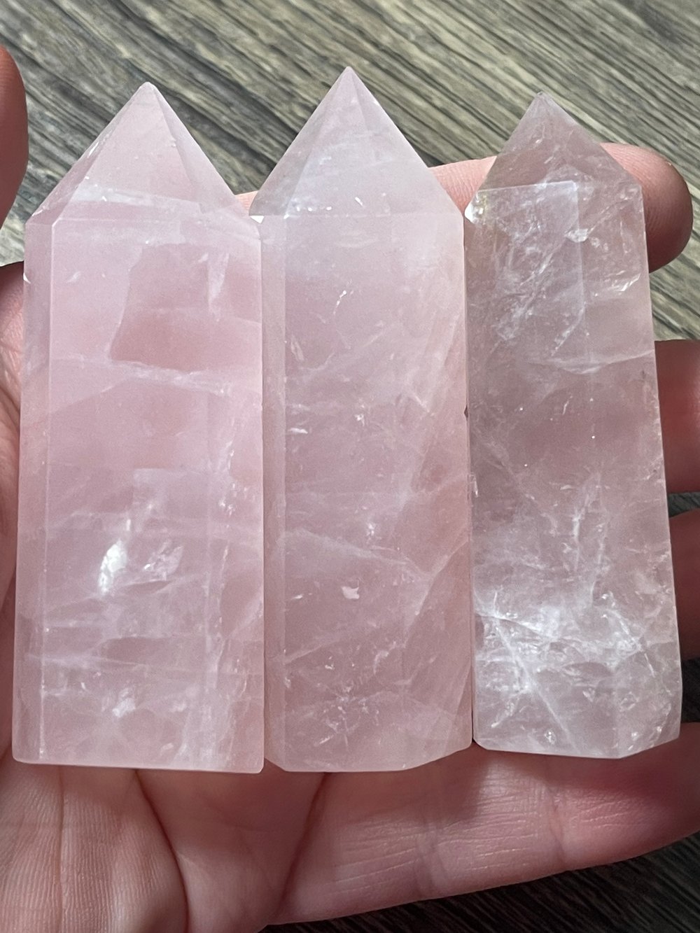 Image of Rose quartz towers 