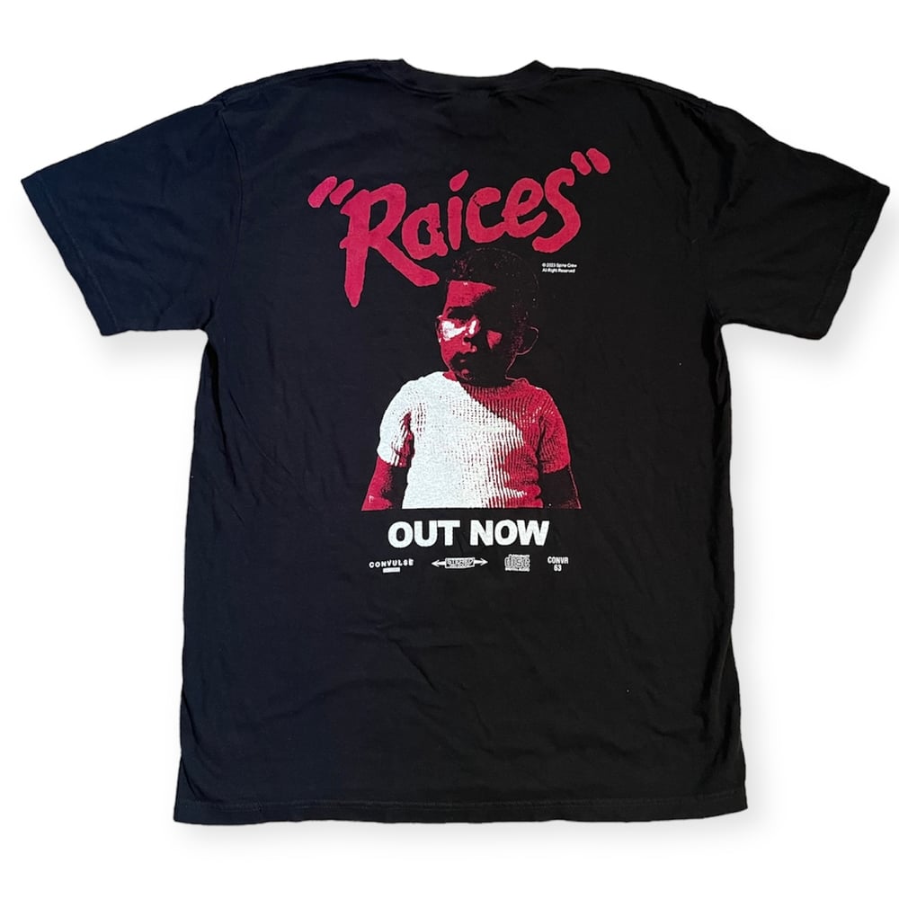 Image of RAÍCES RECORD RELEASE SHIRT (DENVER) 