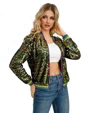 Image 2 of Mardi Gras Sequin Jacket