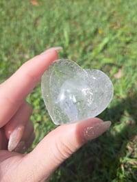 Image 4 of Clear Quartz Heart #1