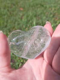 Image 2 of Clear Quartz Heart #3