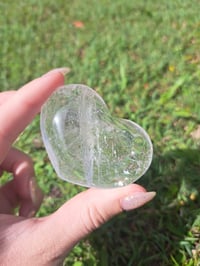 Image 4 of Clear Quartz Heart #3