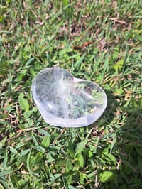 Image 5 of Clear Quartz Heart #3