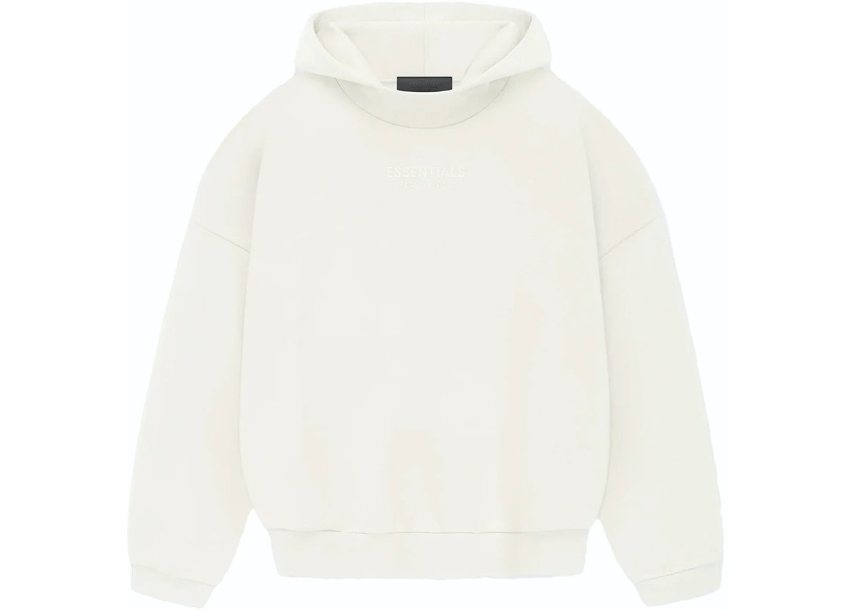 Fear of God Essentials Hoodie Cloud Dancer (FW23) | TheNorthFashion