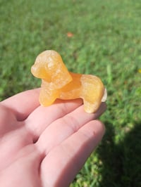 Image 3 of Orange Calcite Puppy Dogs