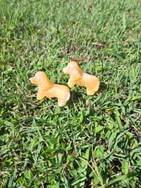 Image 4 of Orange Calcite Puppy Dogs