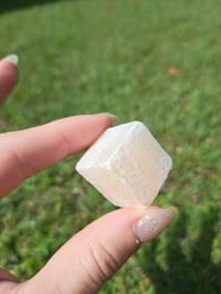 Image 3 of Peach Selenite Cubes