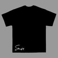 Image 2 of (***LIMITED***) SMOOVE APPAREL SIGNATURE EDITION BLACK JERSEY STYLE SCRIPT UNISEX TEE