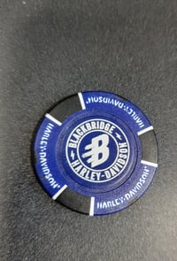 Image 1 of Blackbridge Harley-Davidson dealer Poker Chip navy