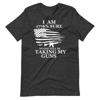 Image 5 of I Am 1776% Sure Unisex t-shirt from PatriotsCo.com