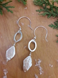 Image 4 of Diamond Shaped Pear Drop Earrings, 4WR