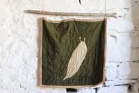 Image 1 of Garden Slug | quilted wall hanging