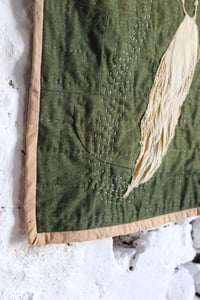 Image 2 of Garden Slug | quilted wall hanging