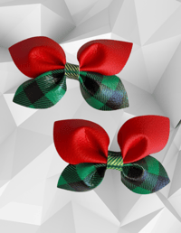 Image 1 of Christmas Hair Bows Set