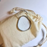 Image 4 of Enamel and Silver Hand Painted Pendant - (SJ030)