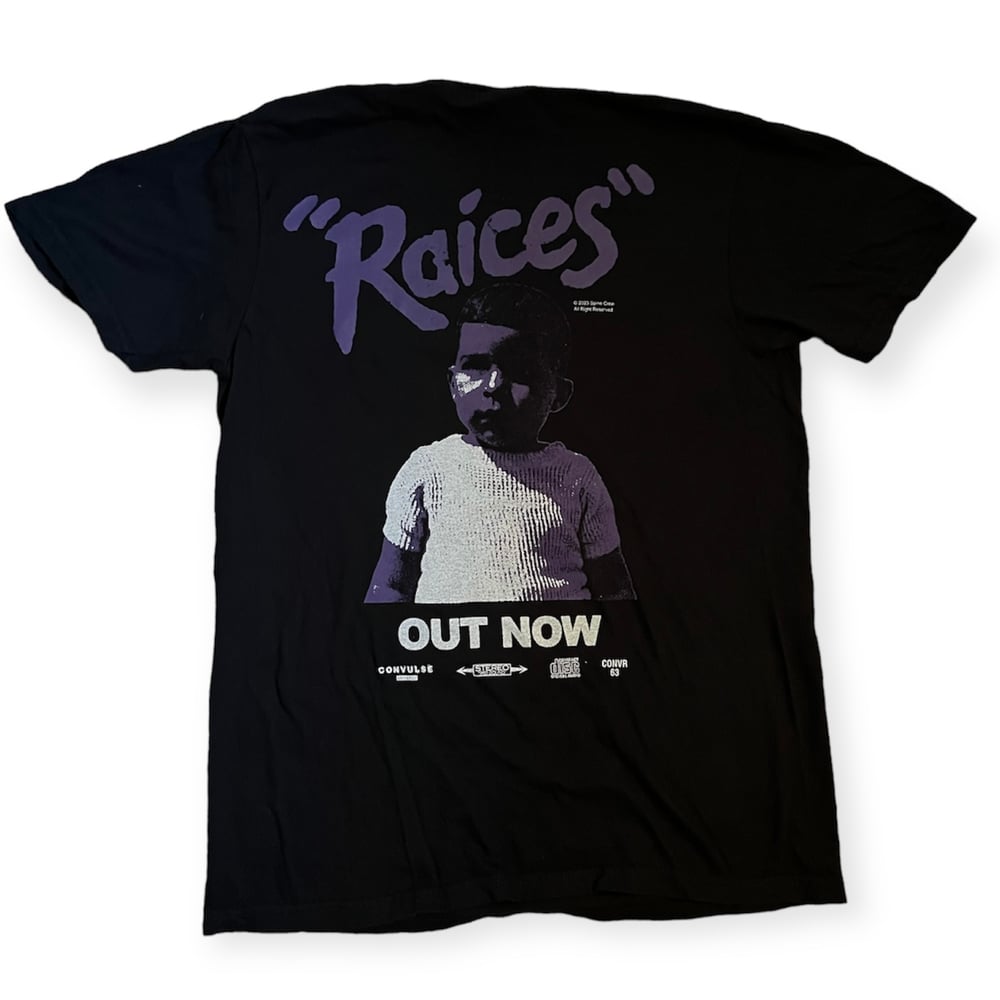 Image of RAÍCES RECORD RELEASE SHIRT (KC) 