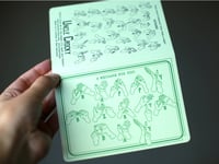 Image 2 of  "Happy Birthday!" - Vintage-Inspired Greeting Card - Sign Language Alphabet on Reverse