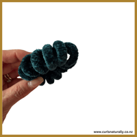 Image 2 of Chunky Chenille Curl-Friendly Hair Snuggies