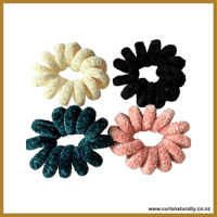 Image 1 of Chunky Chenille Curl-Friendly Hair Snuggies