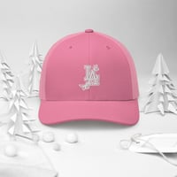Image 3 of LA Butterfly Embroidered Trucker Cap