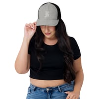 Image 2 of LA Butterfly Embroidered Trucker Cap