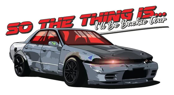 Image of SO THE THING IS...I'll Be Backie Tour sticker