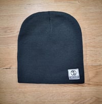 Image 1 of Two Felons tight knit Skull Cap Beanie (Blk)