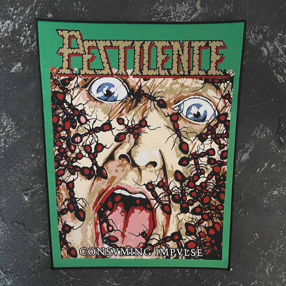 PESTILENCE - CONSUMING IMPULSE OFFICIAL BACKPATCH