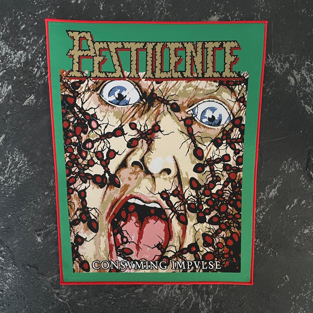 PESTILENCE - CONSUMING IMPULSE OFFICIAL BACKPATCH
