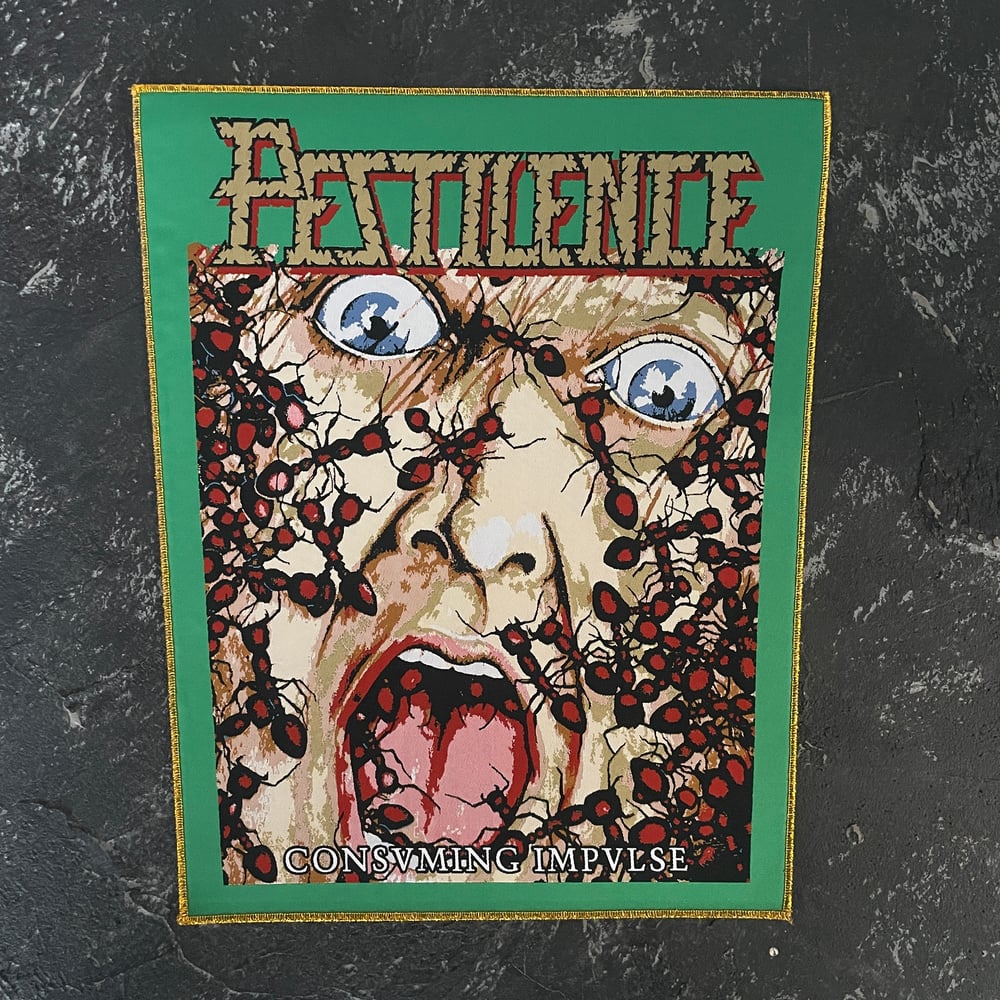 PESTILENCE - CONSUMING IMPULSE OFFICIAL BACKPATCH