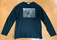 Image 1 of Sassafras Japan nanamica graphic print t-shirt, size XL