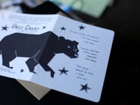 Image 3 of The 'Bear Card' - "Your 'Weird' is Why I Like You So" - (Boy and Girl Versions) - Story on Reverse