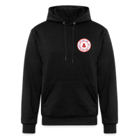 Image of Back/Red Champion x “Peace Love & Stay High” Patch Hoodie