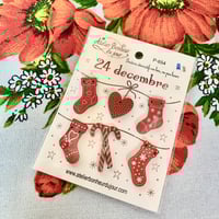 Image 4 of Christmas themed buttons