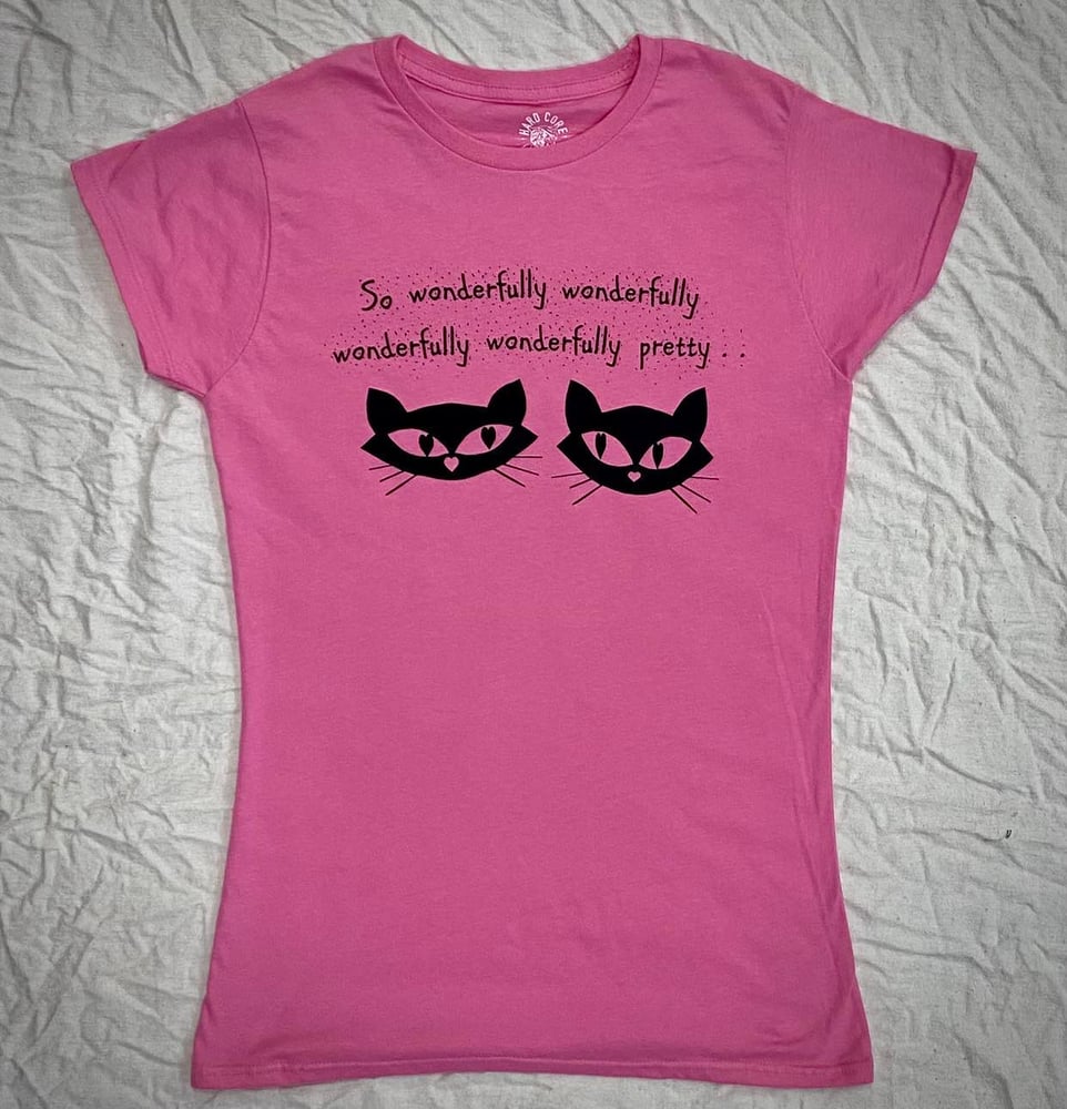 Image of Wonderfully Pretty - Ladies Pink T-Shirt