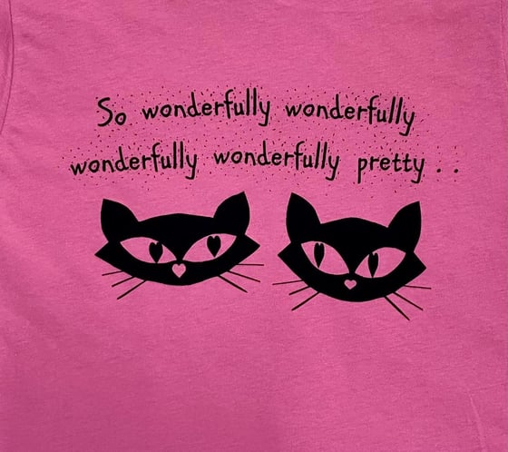 Image of Wonderfully Pretty - Ladies Pink T-Shirt