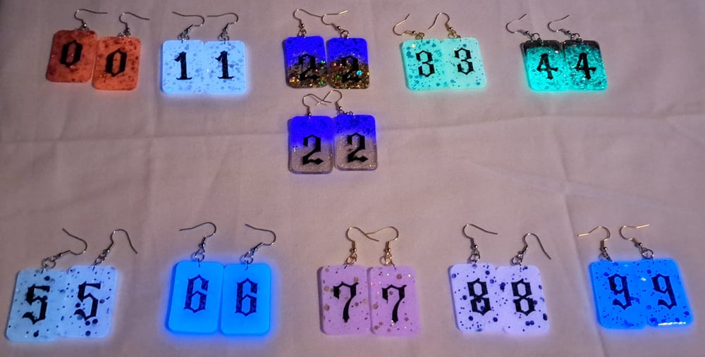 Image of Espada Glow-in-the-Dark Earrings