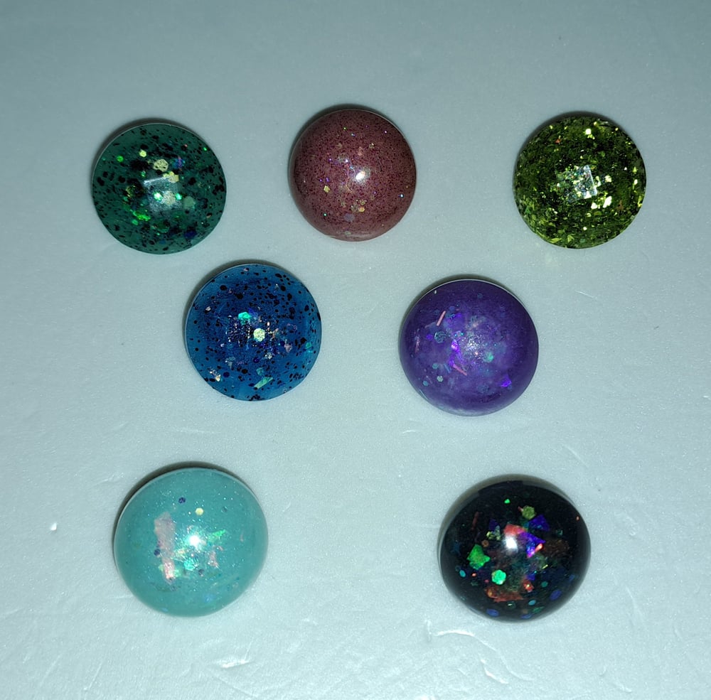 Image of Glow-in-the-Dark Materia Pins/Magnets