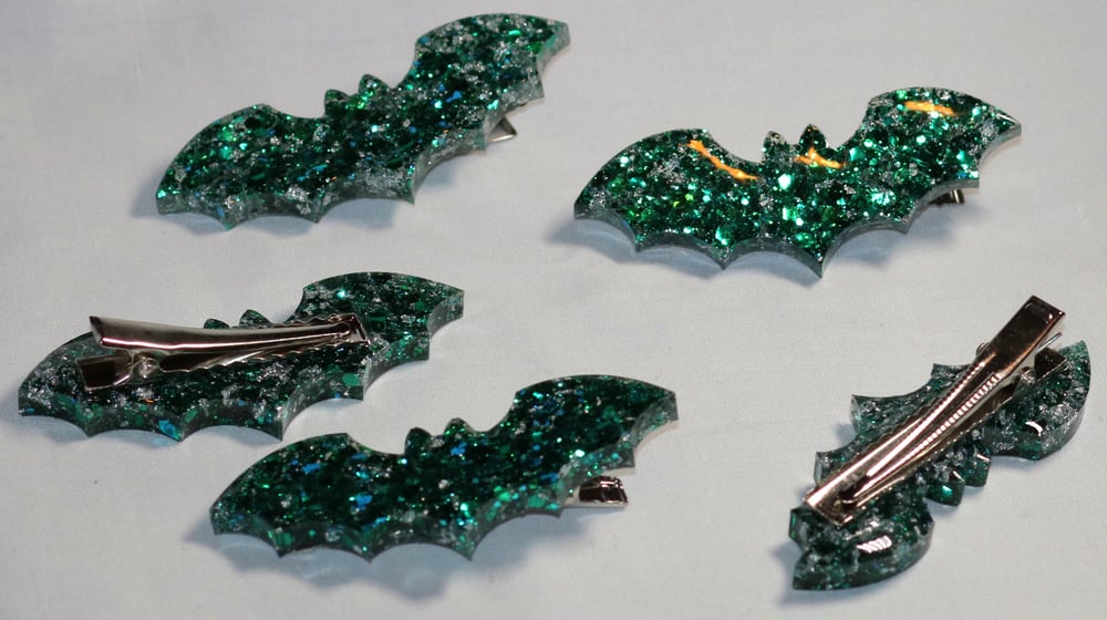 Image of Bat Hair Clips