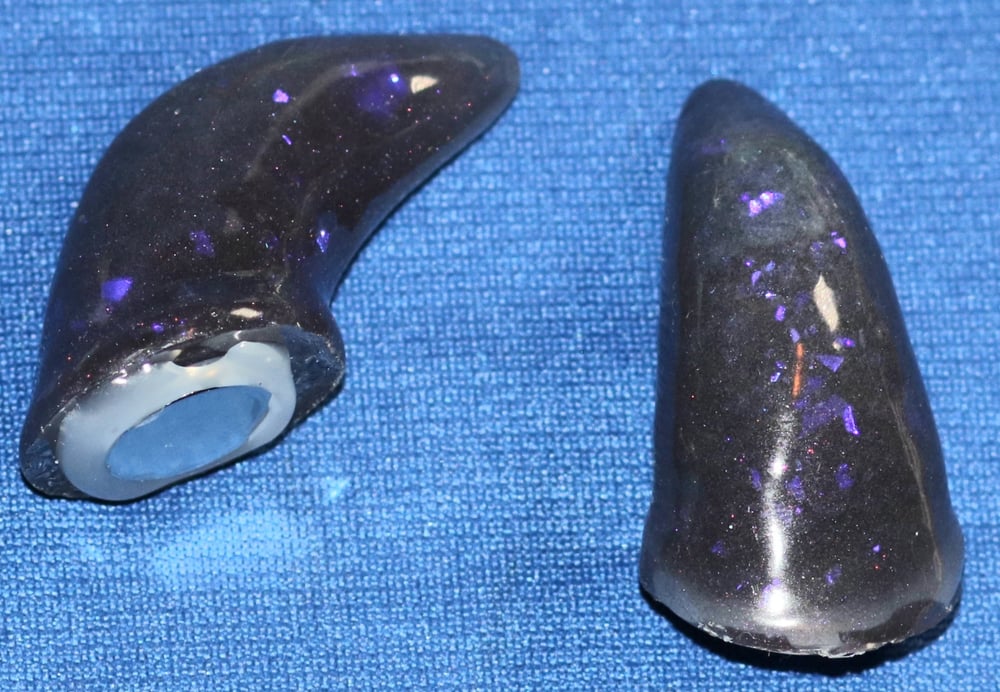 Image of Purple Haze Horns (Glow-in-the-Dark)