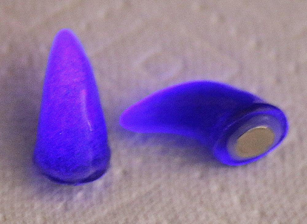 Image of Purple Haze Horns (Glow-in-the-Dark)