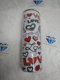 Image of 20 oz. Tumbler ( Love)